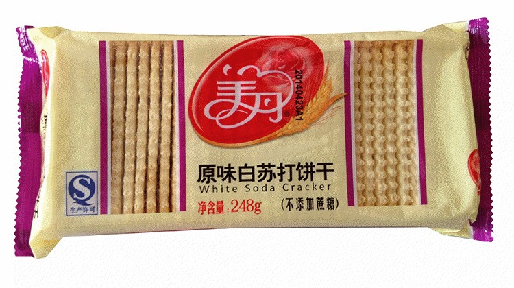 (4501967)【快消品】美丹 原味白苏打饼干 不添加蔗糖 248g