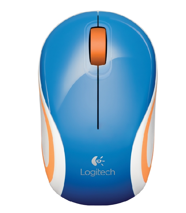 (4549990)logitech罗技 迷你无线鼠标m187[蓝色]